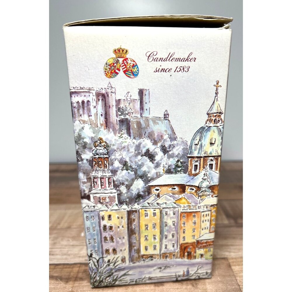 Christmas Santa's Express Candle Emperor Art Creations New 1986 7-3/4” X 3.75”